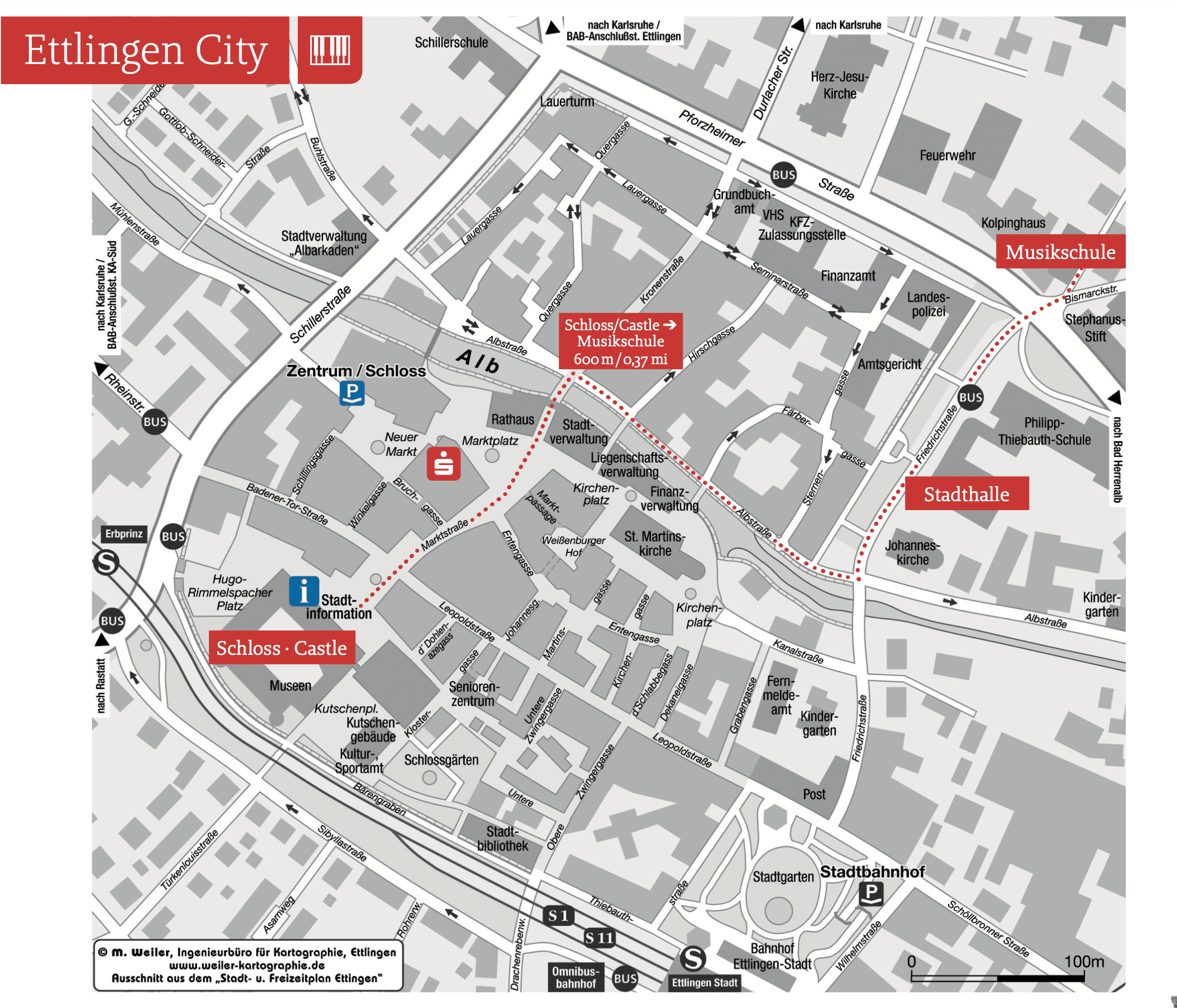 Ettlingen City Map